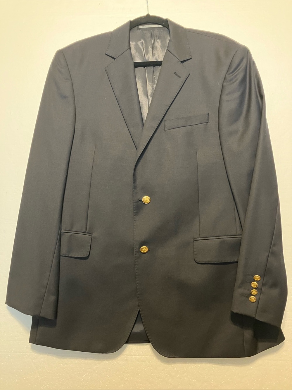Brook Taverner Men’s Jacket 42R wool navy blazer